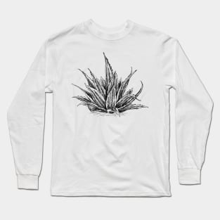 Aloe Vera Botanical Art Long Sleeve T-Shirt